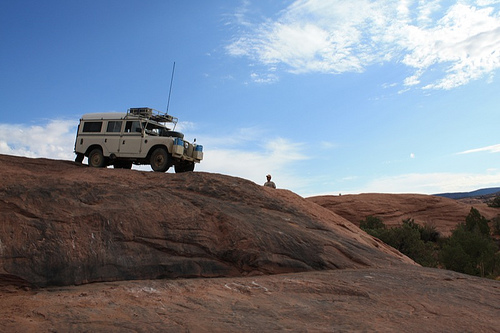 Land Rover Dormobile in Moab